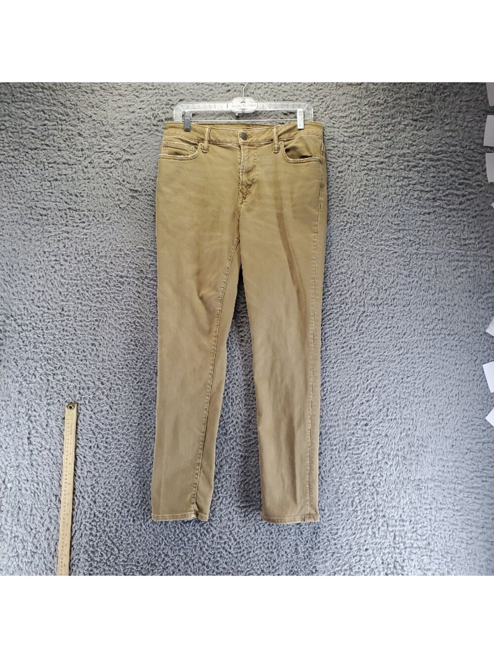 American Eagle Outfitters Jeans Mens 30x32 Tan Slim Relaxed Fit Stretch Denim